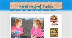 Desktop Screenshot of brotherandtwins.com