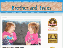 Tablet Screenshot of brotherandtwins.com